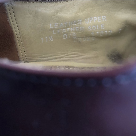 💜 Bostonian Brown Leather Dress Shoes sz 11.5 - Picture 8 of 8